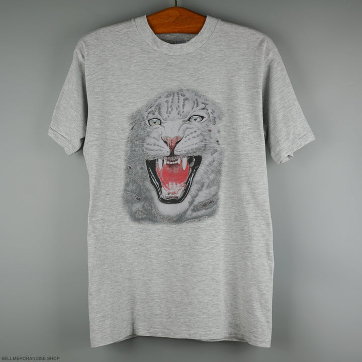 Vintage 1990s Animal White Tiger t-shirt