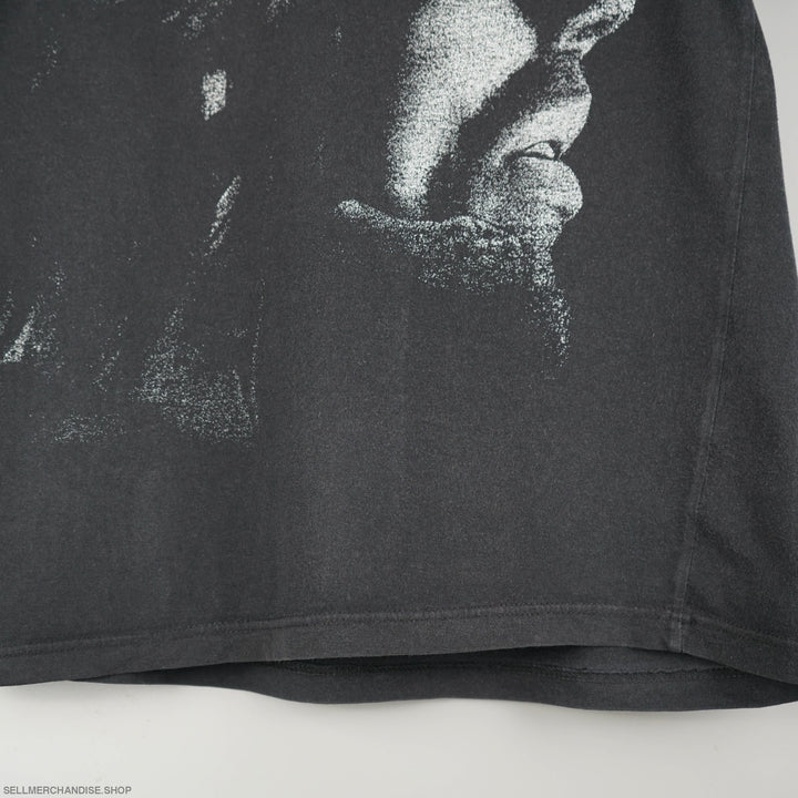 Vintage 1990s Bob Marley t-shirt All Over Print Greyscale