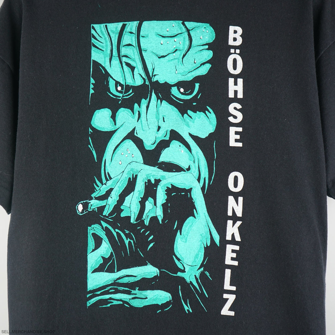 Vintage 1990s Bohse Onkelz T-Shirt Sing Stitch