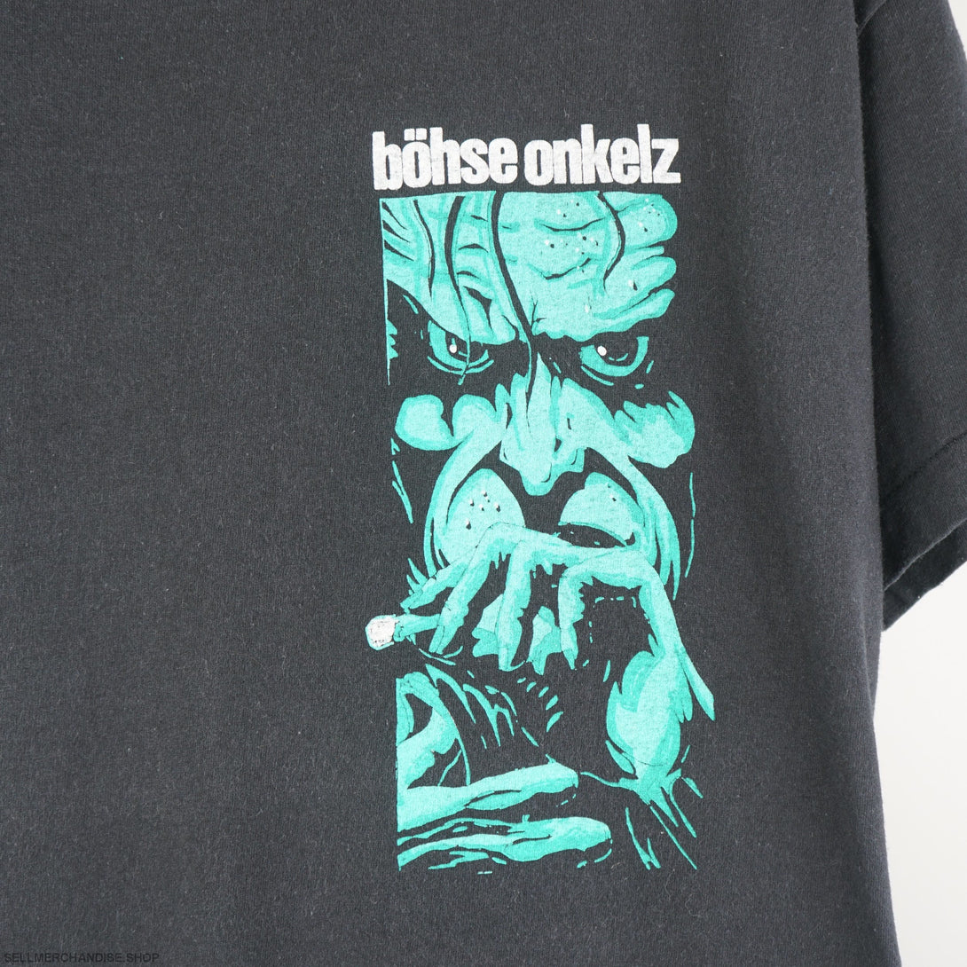 Vintage 1990s Bohse Onkelz T-Shirt Sing Stitch