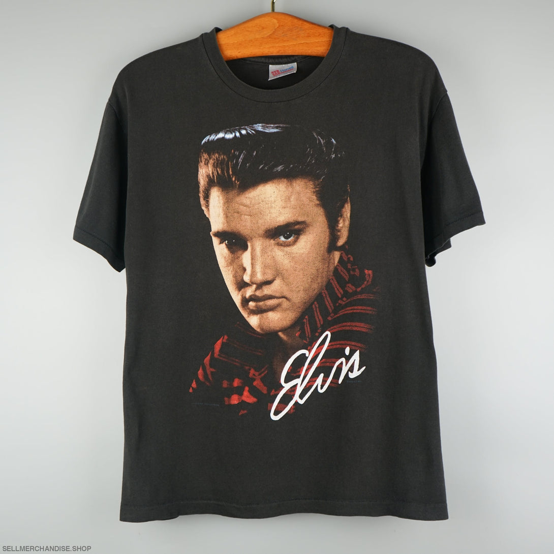 Vintage 1990s Elvis Presley Face T-Shirt
