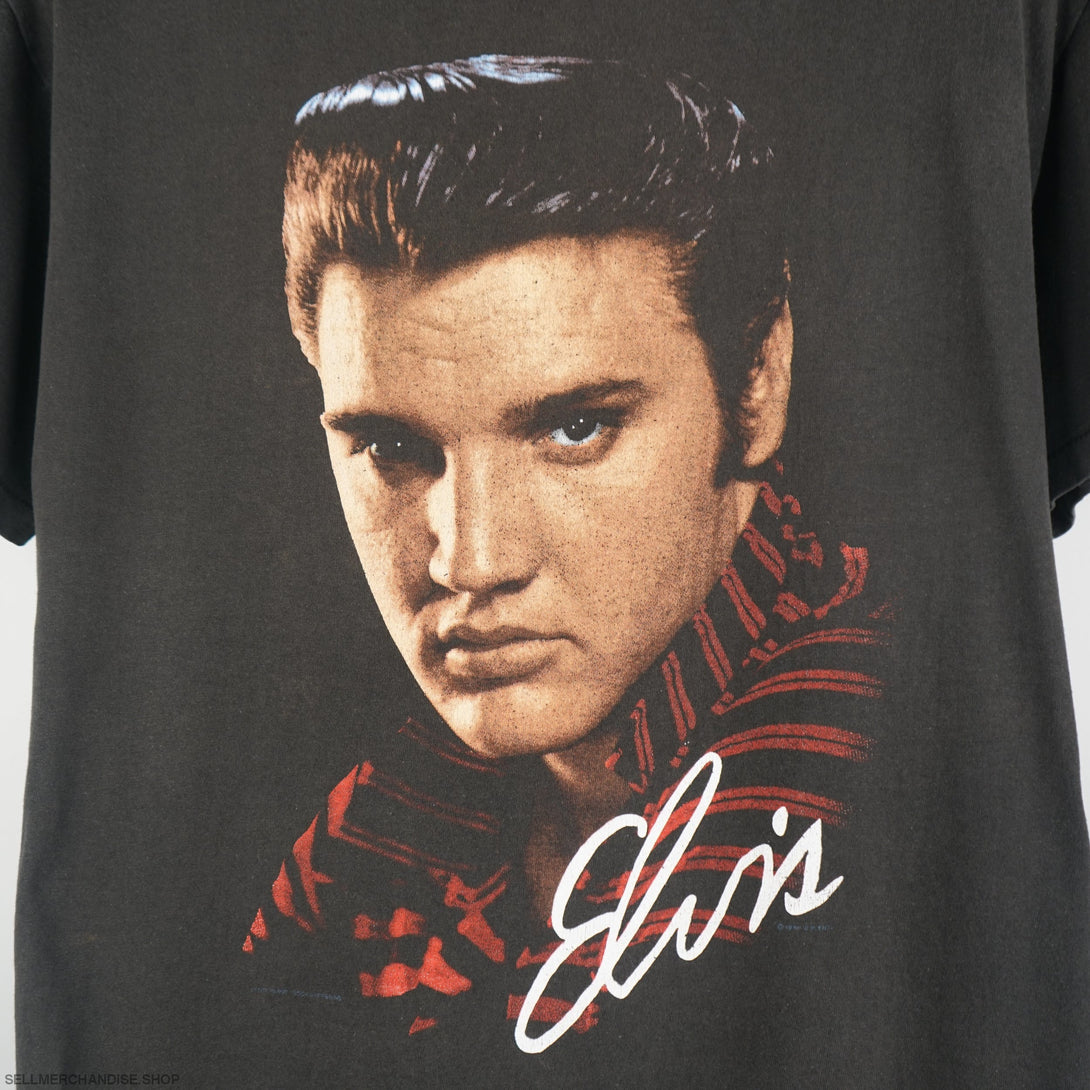 Vintage 1990s Elvis Presley Face T-Shirt