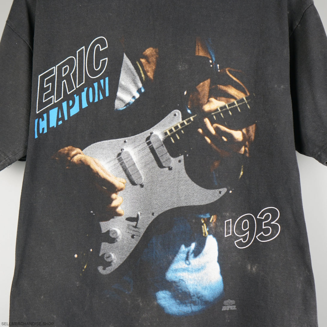 Vintage 1990s Eric Clapton Distressed t-shirt