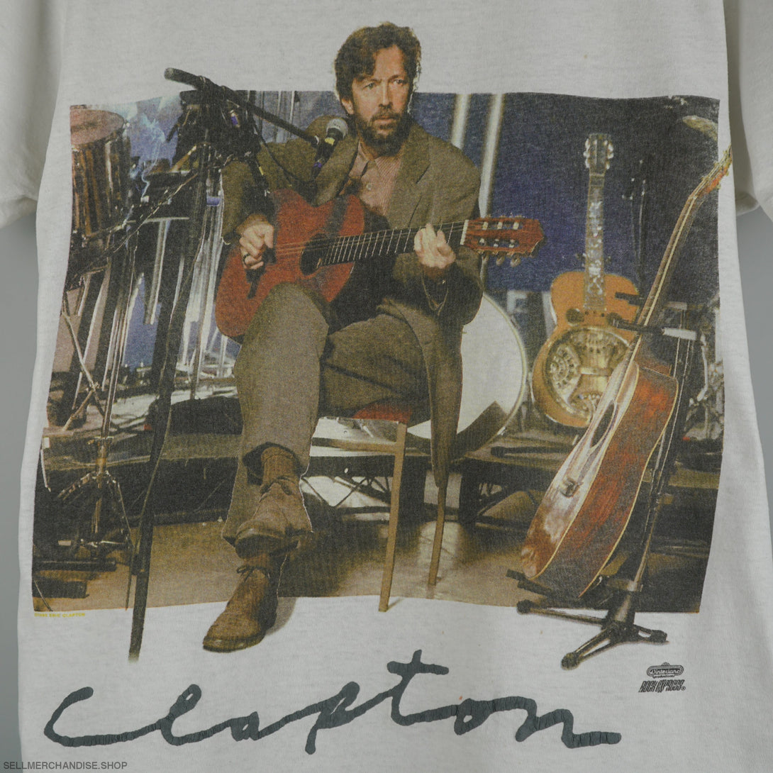 Vintage 1990s Eric Clapton On Stage t-shirt