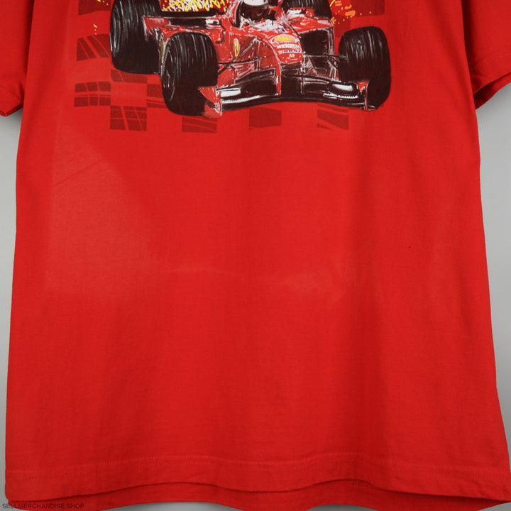 Vintage 1990s Ferarri t-shirt Red Large