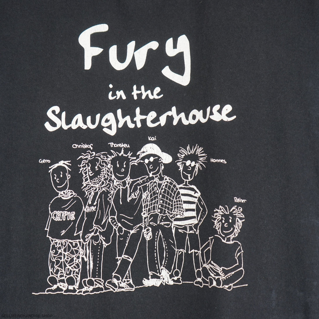 Vintage 1990s Fury in the Slaughterhouse t-shirt