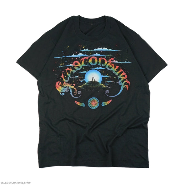 Vintage 1990s Glastonbury Festival T-Shirt Single Stitch