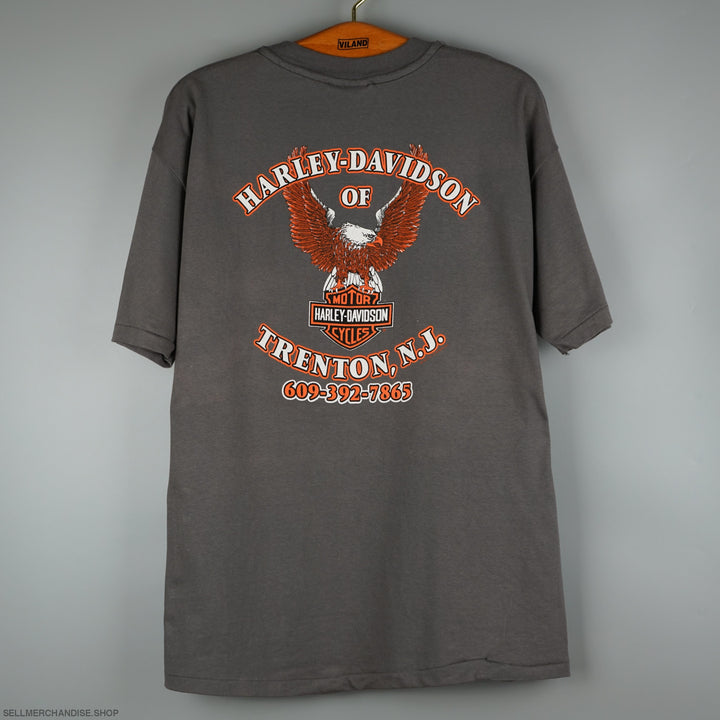 Vintage 1990s Harley Davidson Born To Freedom Eagle t-shirt