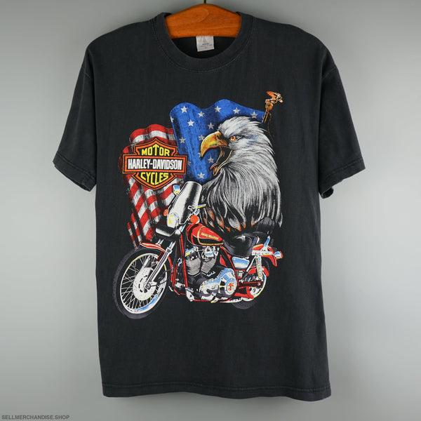 Vintage 1990s Harley Davidson Eagle T-Shirt