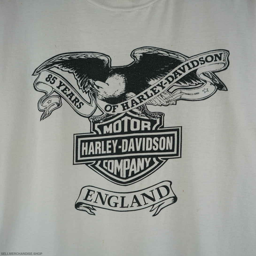 Vintage 1990s Harley Davidson England Single Stitch T-Shirt