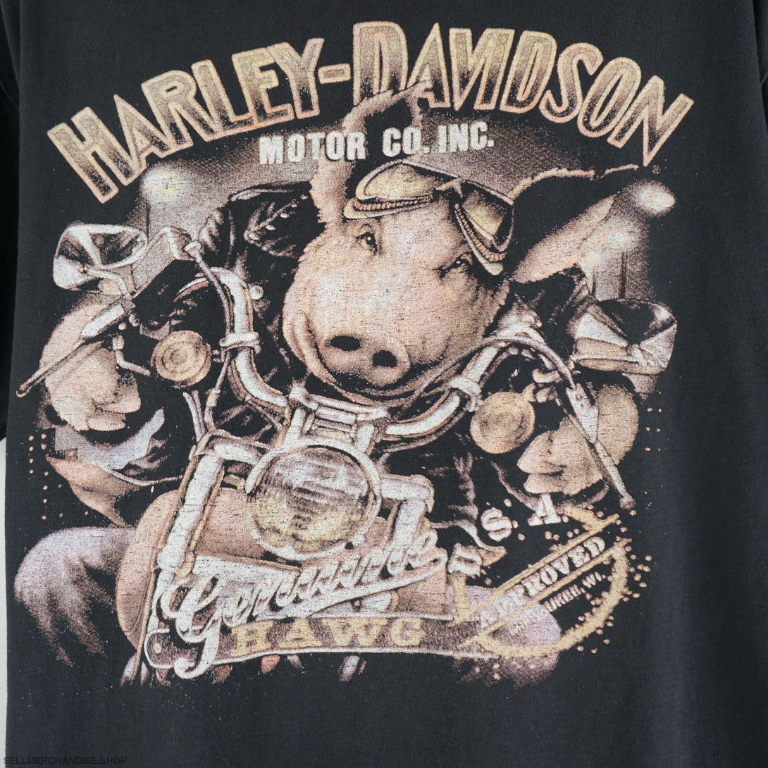 Vintage 1990s Harley-Davidson HAWG T-Shirt