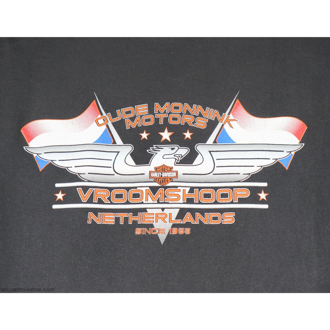 Vintage vintage 1990s Harley Davidson Netherlands T-Shirt