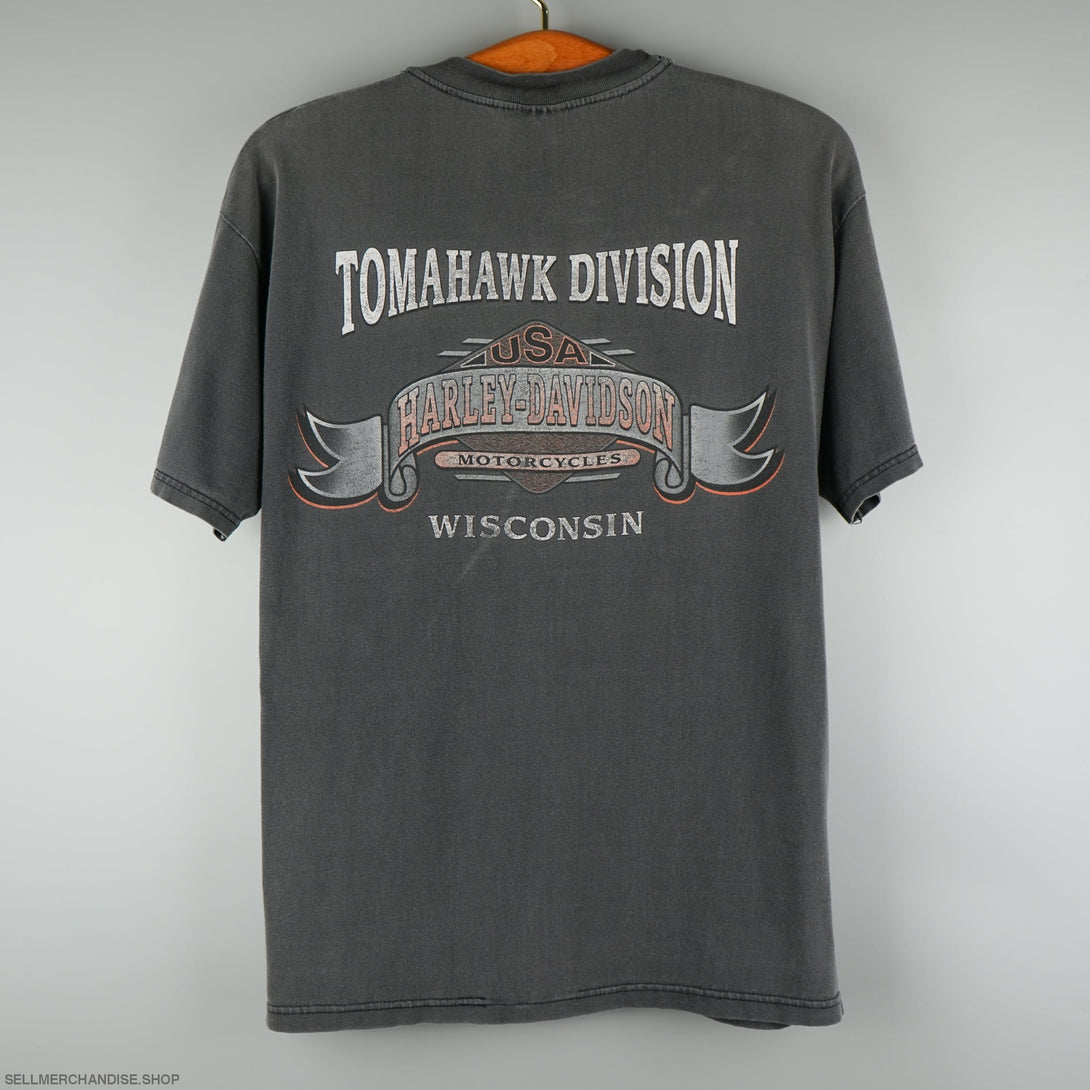 Vintage 1990s Harley Davidson Tomahawk T-Shirt
