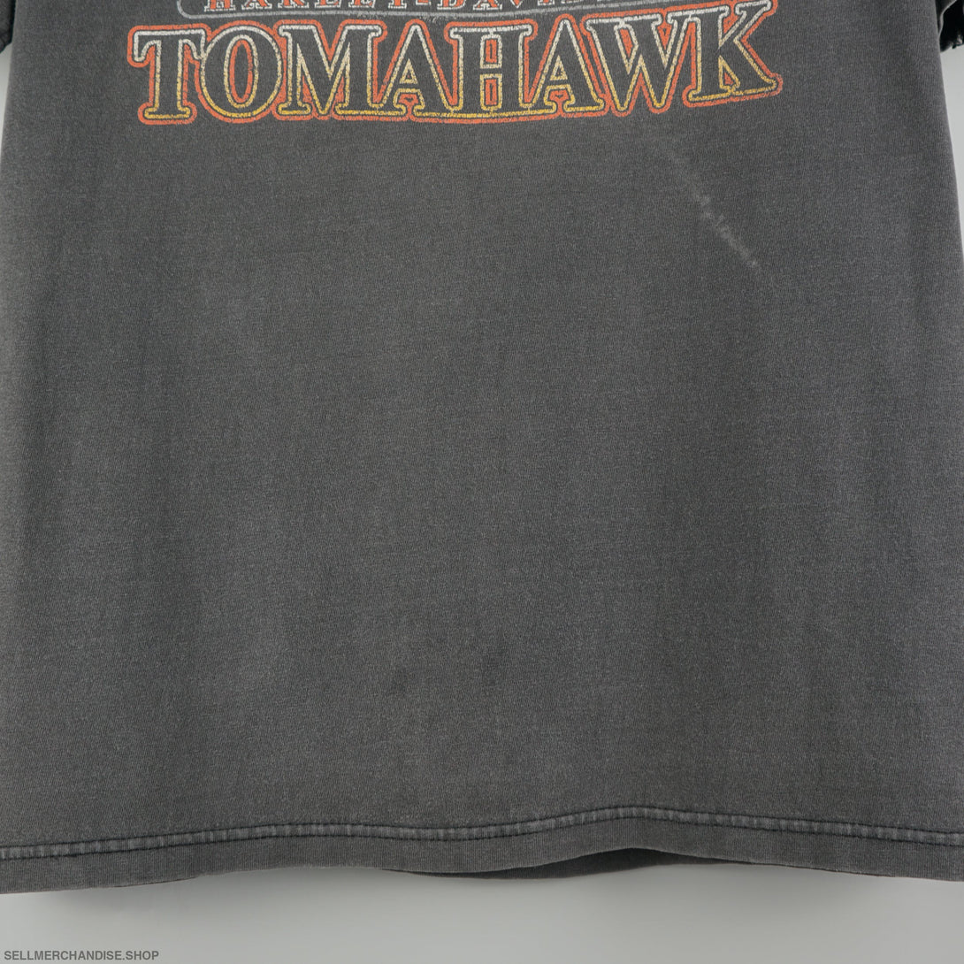 Vintage 1990s Harley Davidson Tomahawk T-Shirt