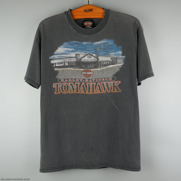 Vintage 1990s Harley Davidson Tomahawk T-Shirt