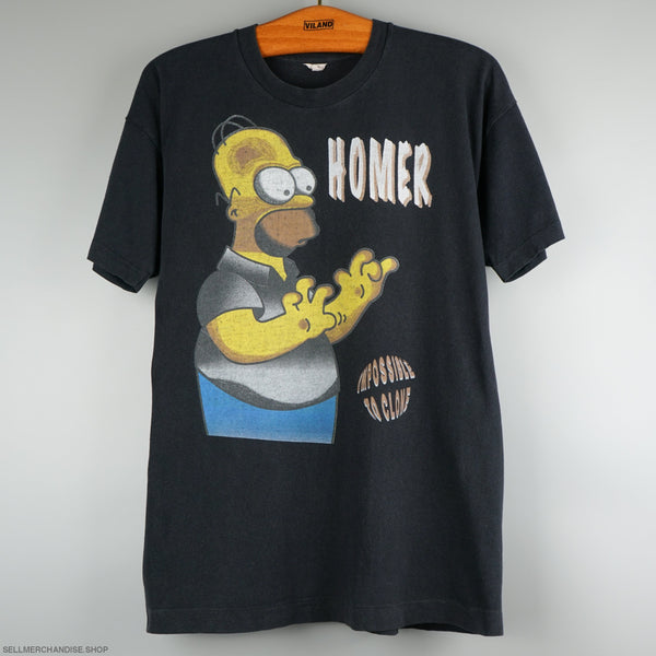 Vintage 1990s Homer Simpson t-shirt Single Stitch