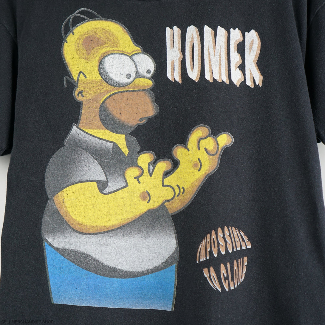 Vintage 1990s Homer Simpson t-shirt Single Stitch