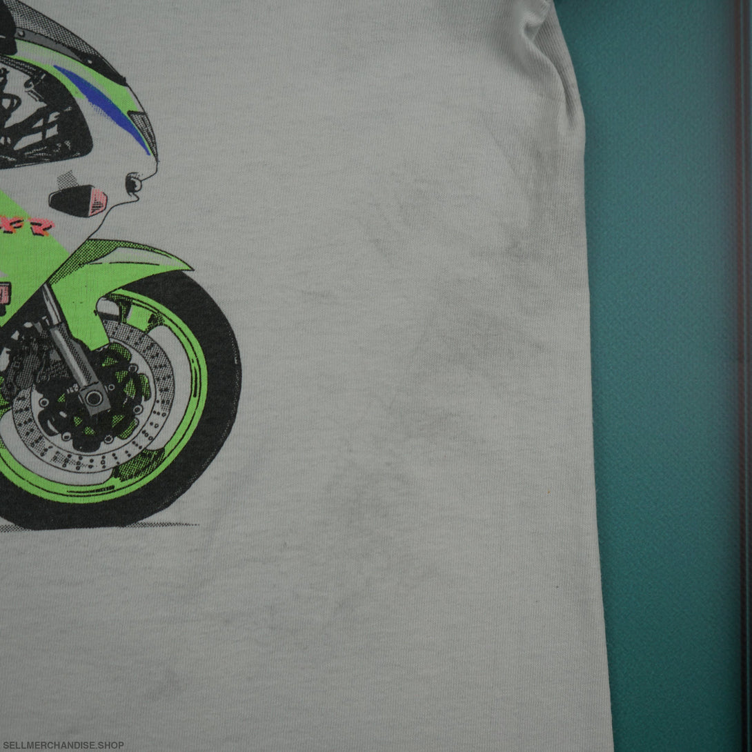 Vintage 1990s Kawasaki Ninja ZX MOTO Sport Bike T-Shirt