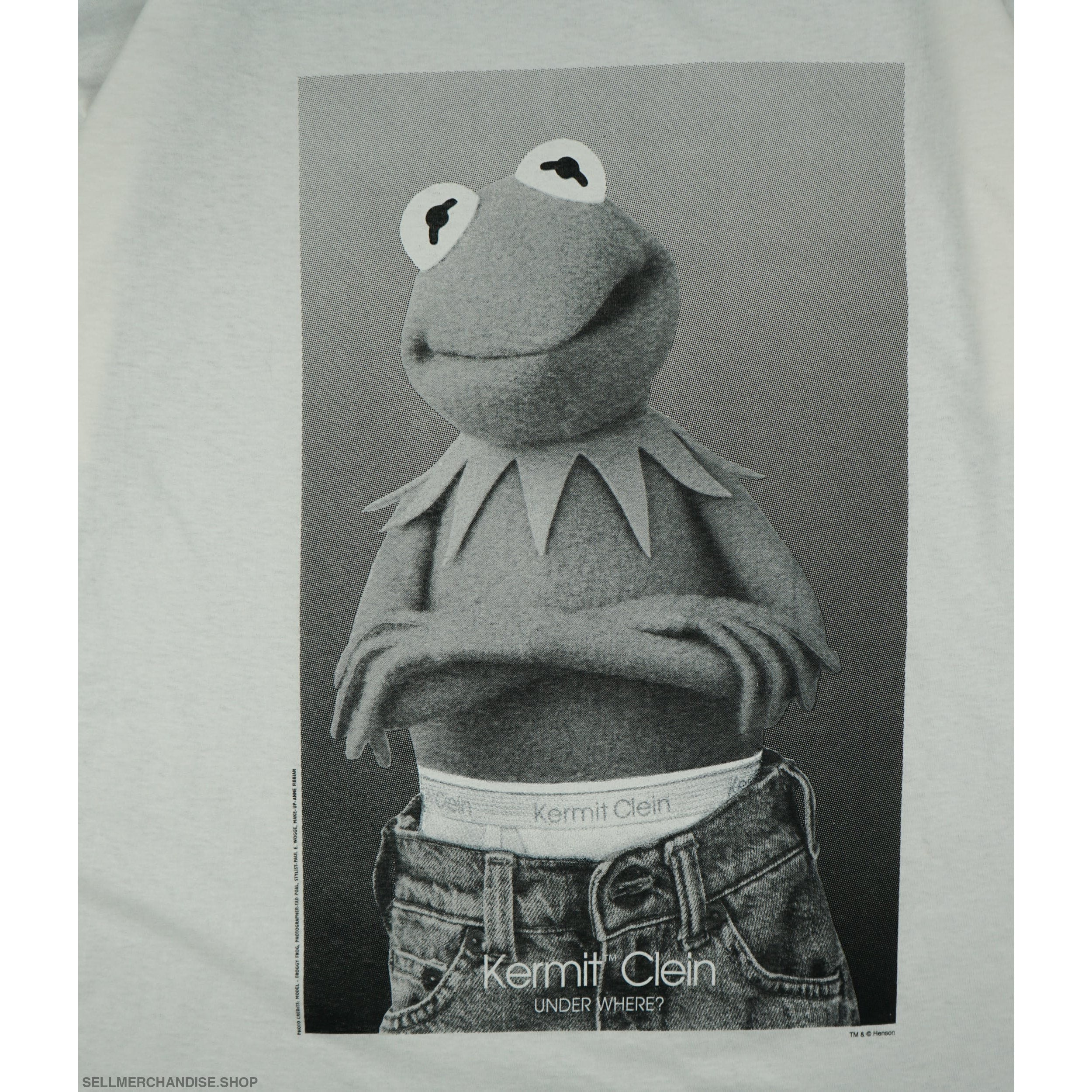 Vintage 1990s Kermit Clein Muppets Sesame Street T-Shirt Vintage 1990s Kermit Clein Muppets Sesame Street T-Shirt