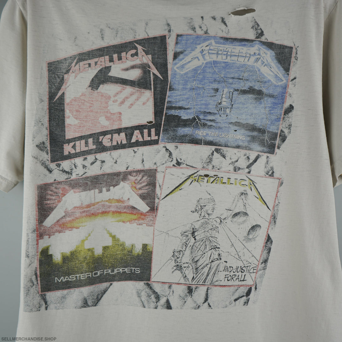 Vintage 1990s Metallica Distressed T-Shirt