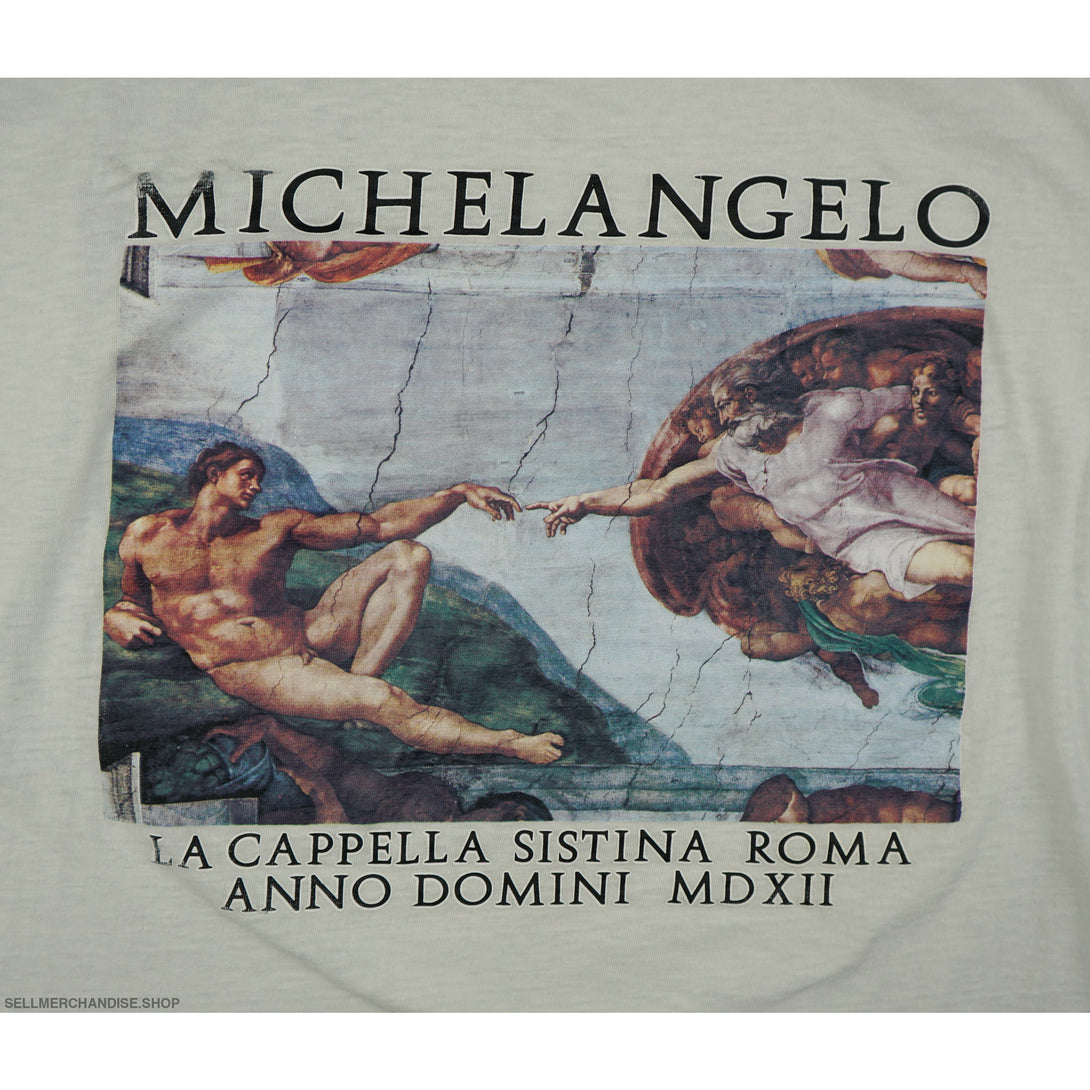 Vintage 1990s Michilangelo La Cappella Sistina T-Shirt