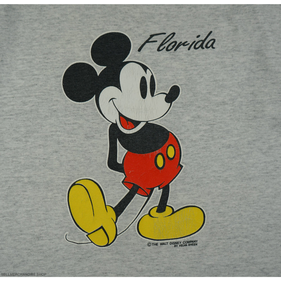 Vintage 1990s Mickey Mouse Florida T-Shirt