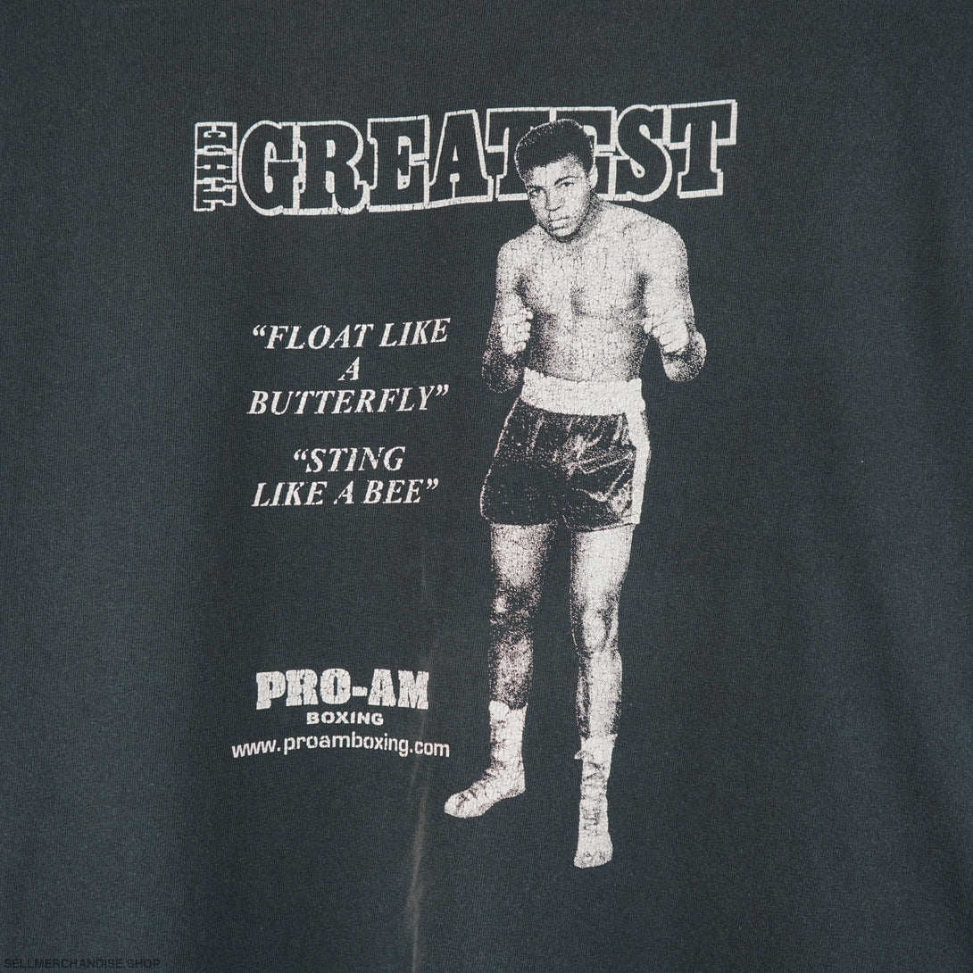 Vintage 1990s Muhammad Ali All Fights T-Shirt