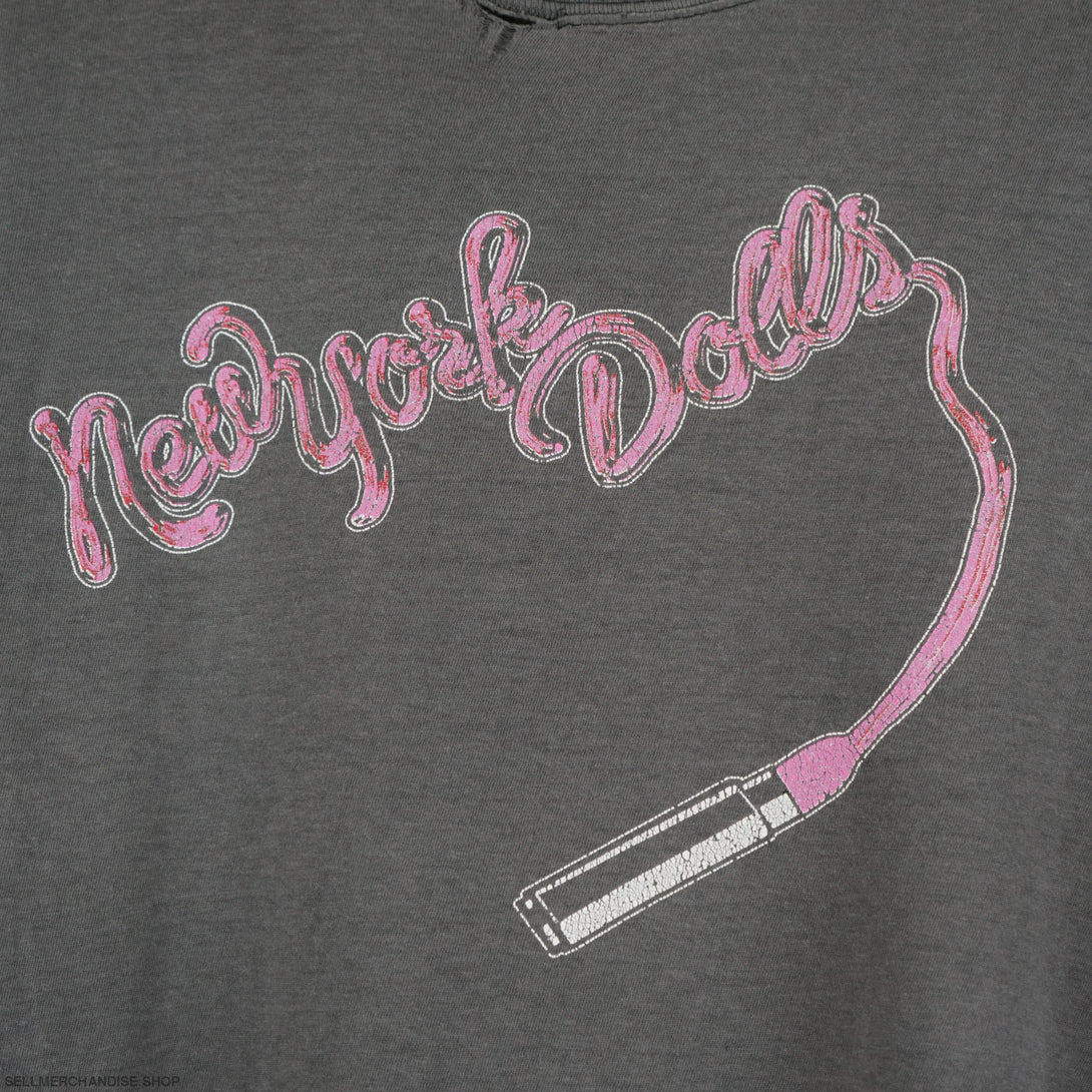 Vintage 1990s New York Dolls band t-shirt
