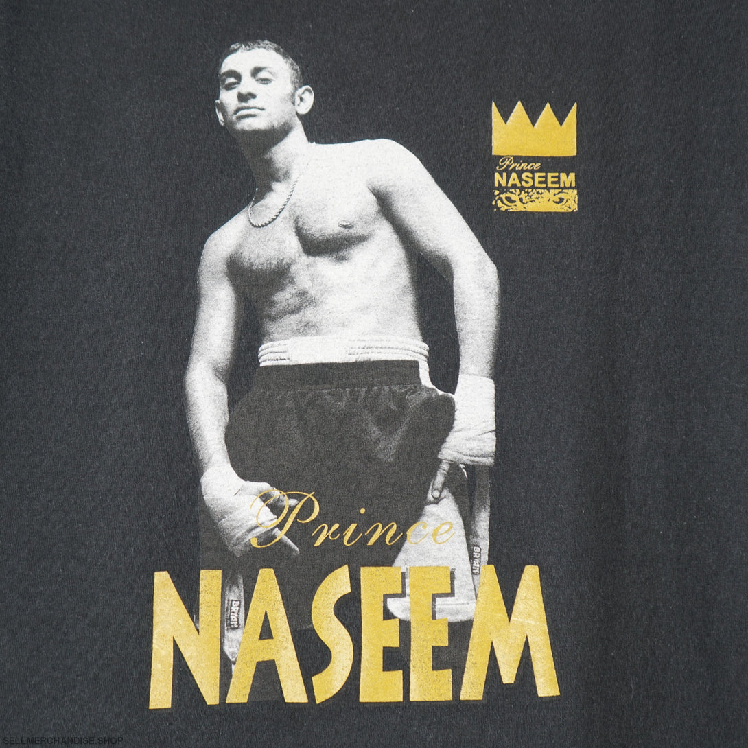 Vintage 1990s Prince Naseem Hamed Boxing World Champion t-shirt