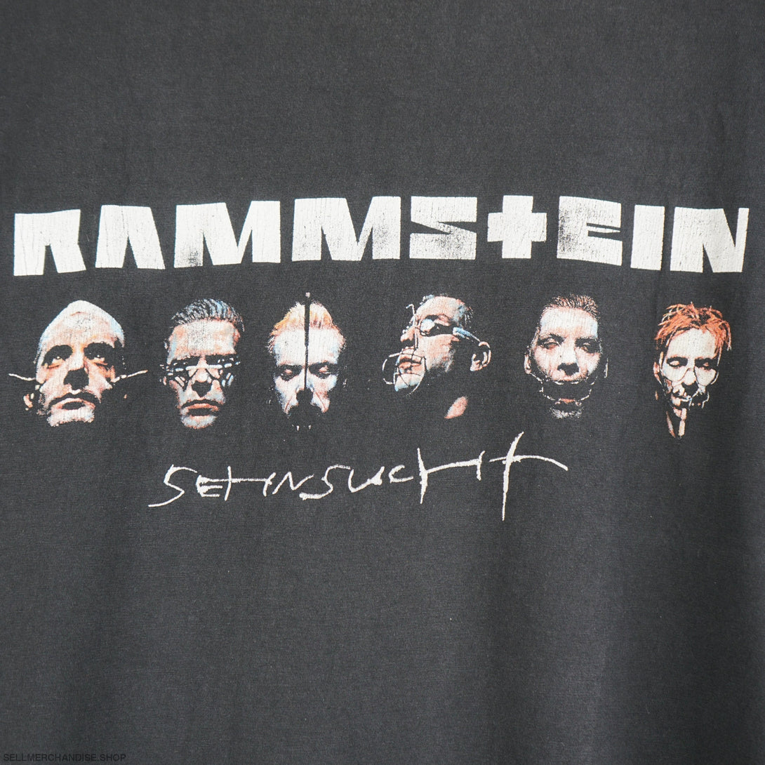 Vintage 1990s rammstein sehnsucht t-shirt RockTG