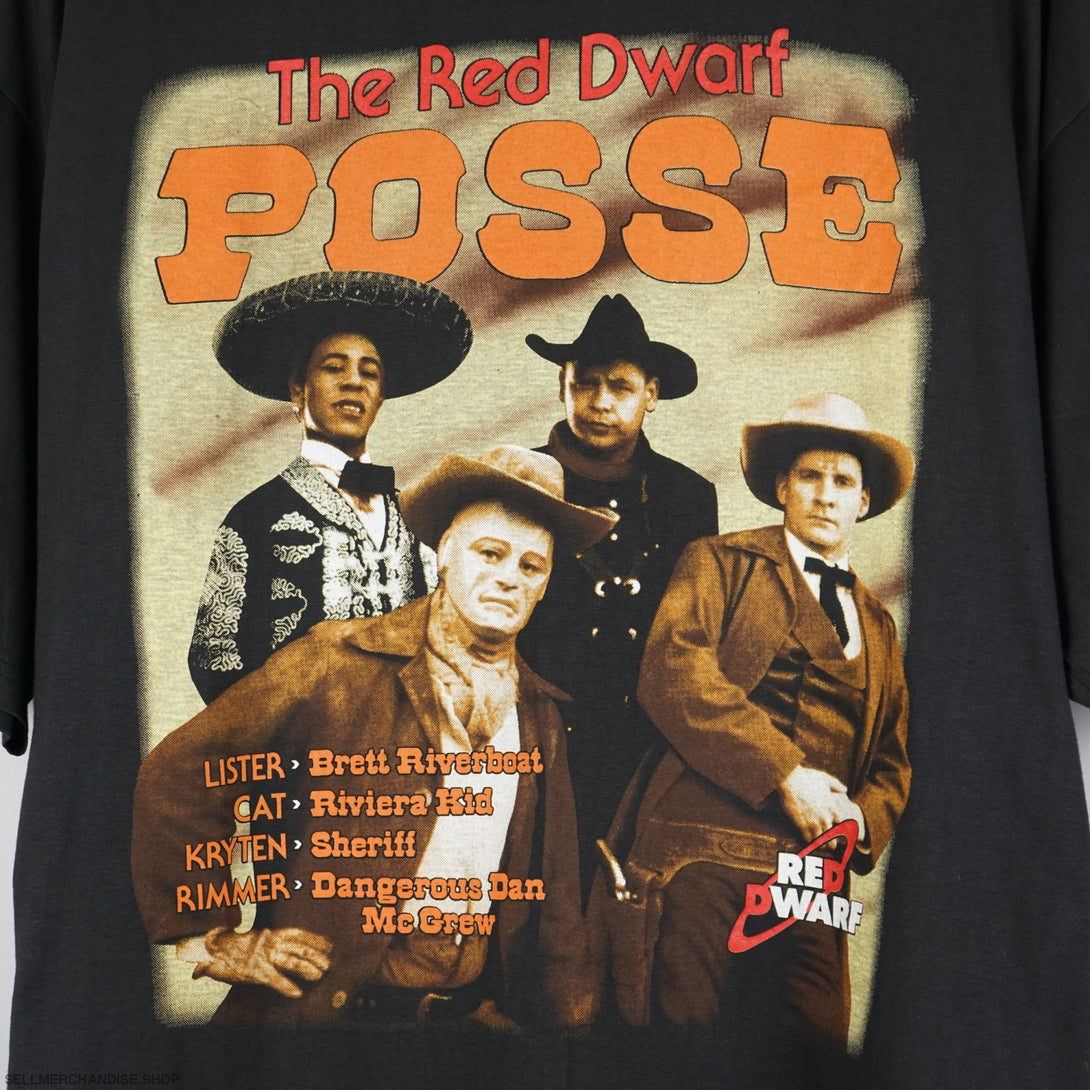 Vintage 1990s Red Dwarf T-shirt Posse