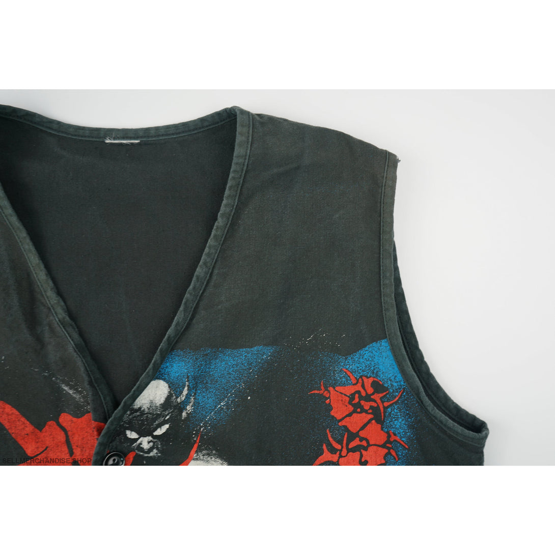 Vintage 1990s Sepultura Battle Vest