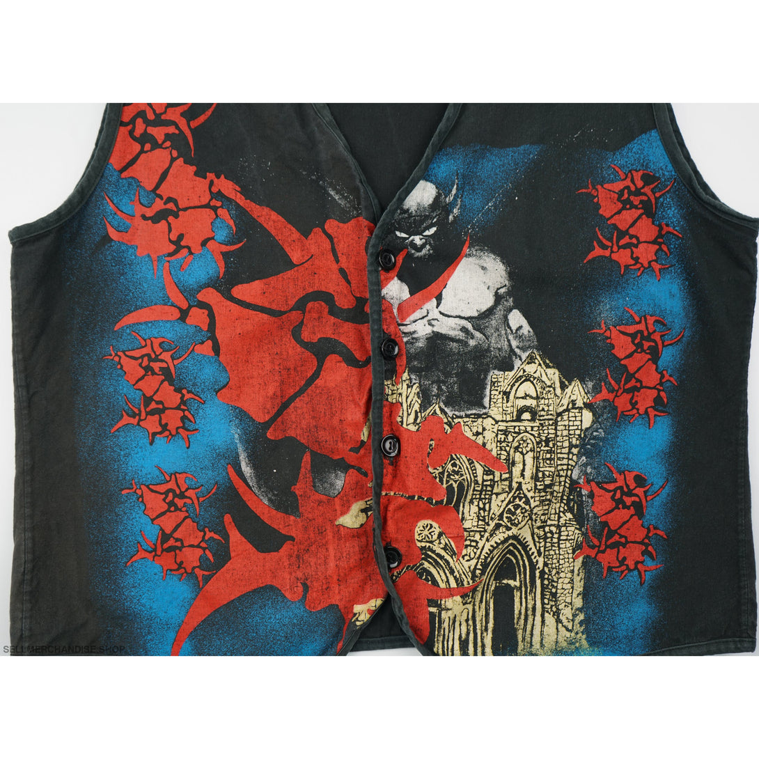 Vintage 1990s Sepultura Battle Vest