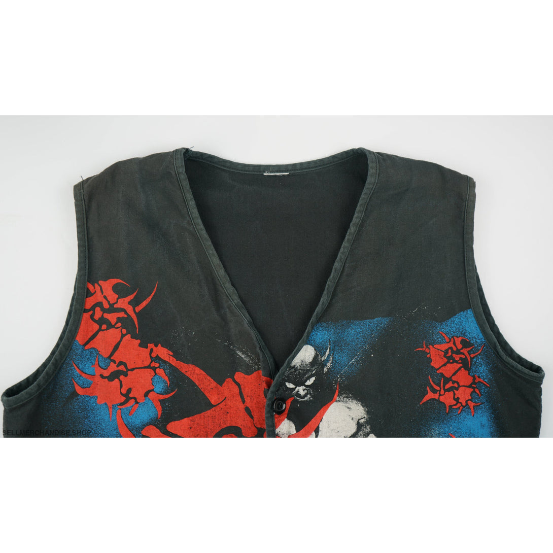 Vintage 1990s Sepultura Battle Vest