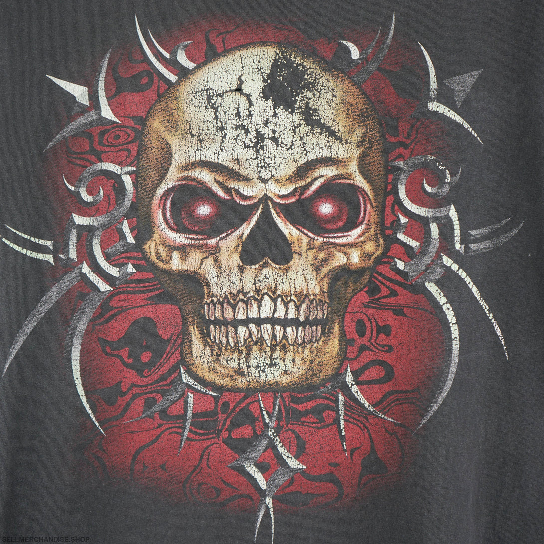 Vintage 1990s Skull Tattoo T-Shirt