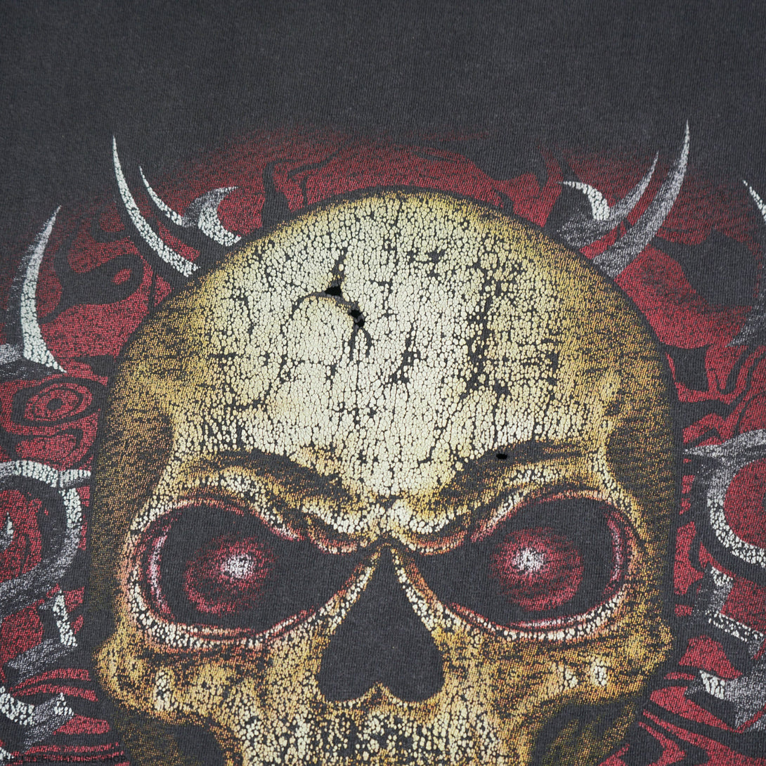 Vintage 1990s Skull Tattoo T-Shirt