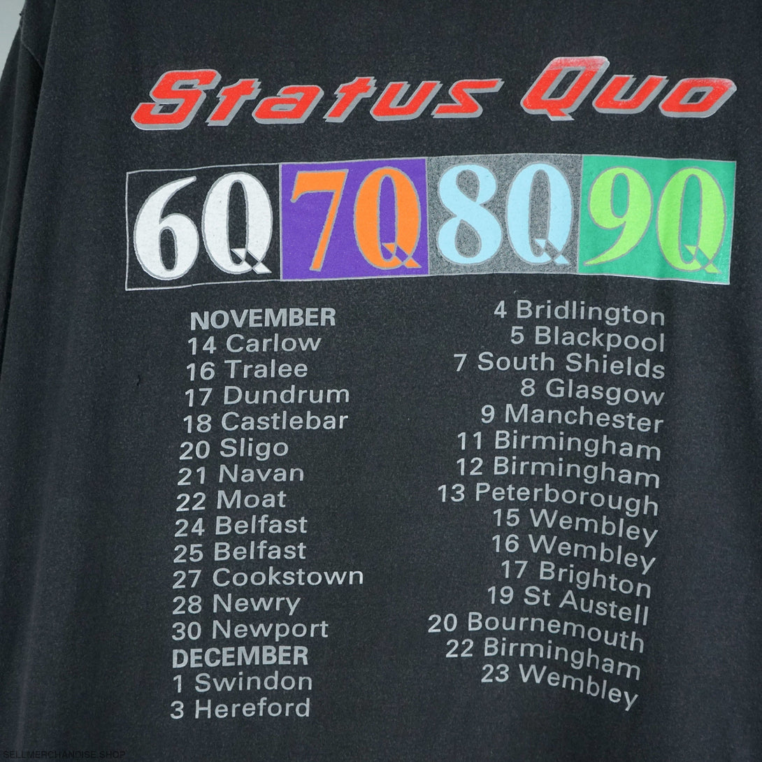 1990s Status Quo t shirt