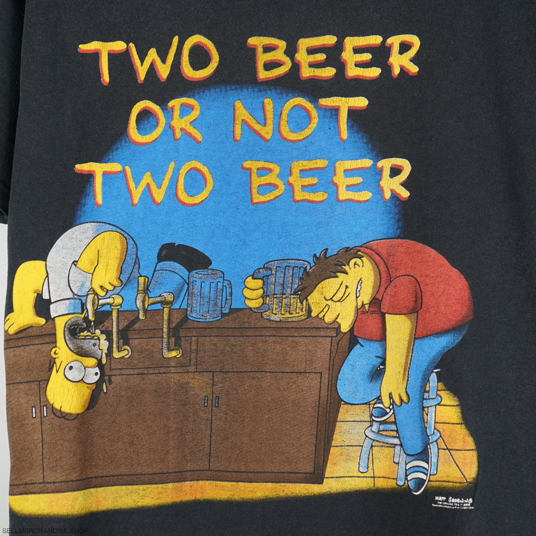 Vintage 1990s The Simpsons Two Beer or not...