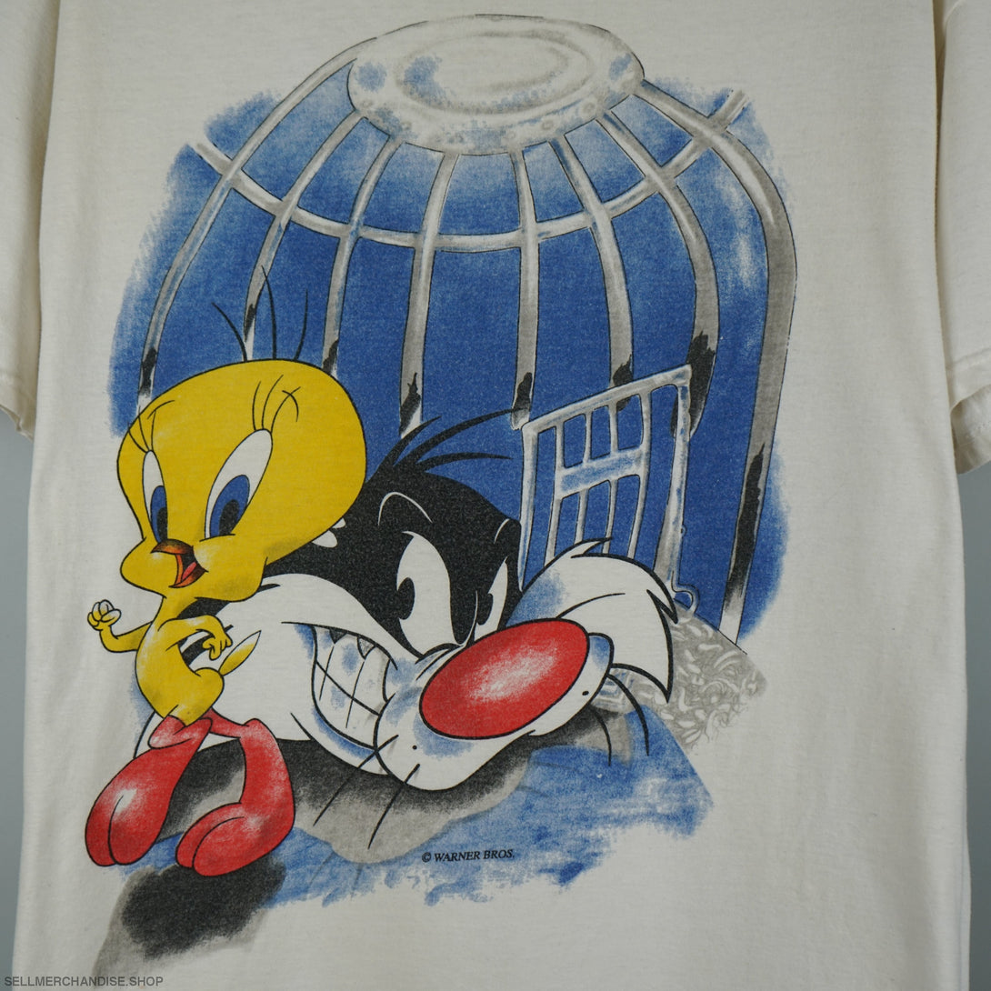 Vintage 1990s Tweety and Sylvester t-shirt Looney Tunes