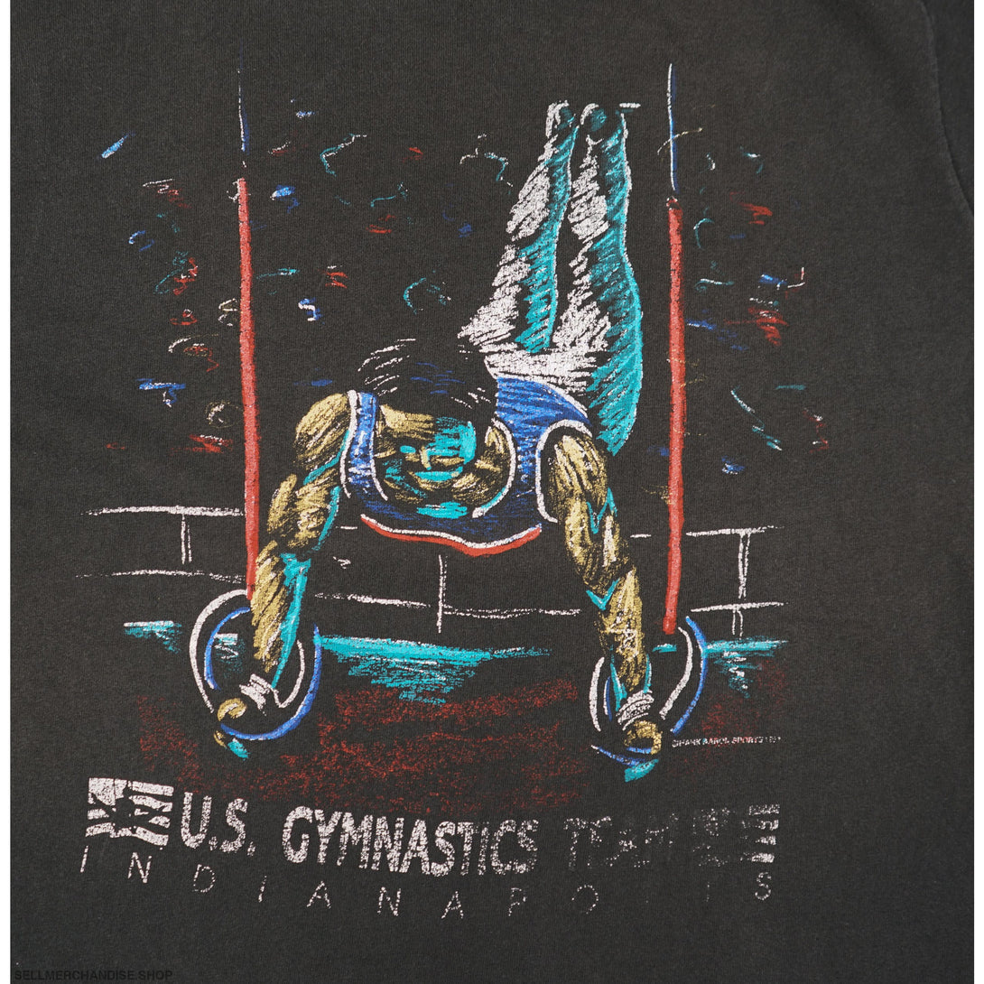 Vintage 1990s USA Gymnastics Team T-Shirt Indianapolis