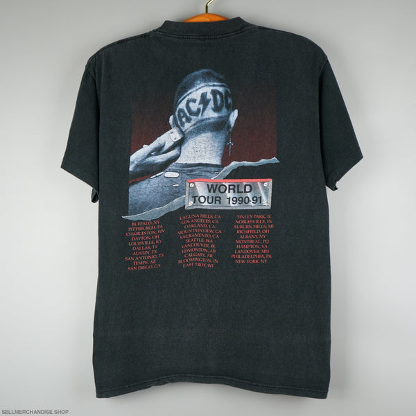 Vintage 1991 ACDC Razors Edge tour t-shirt