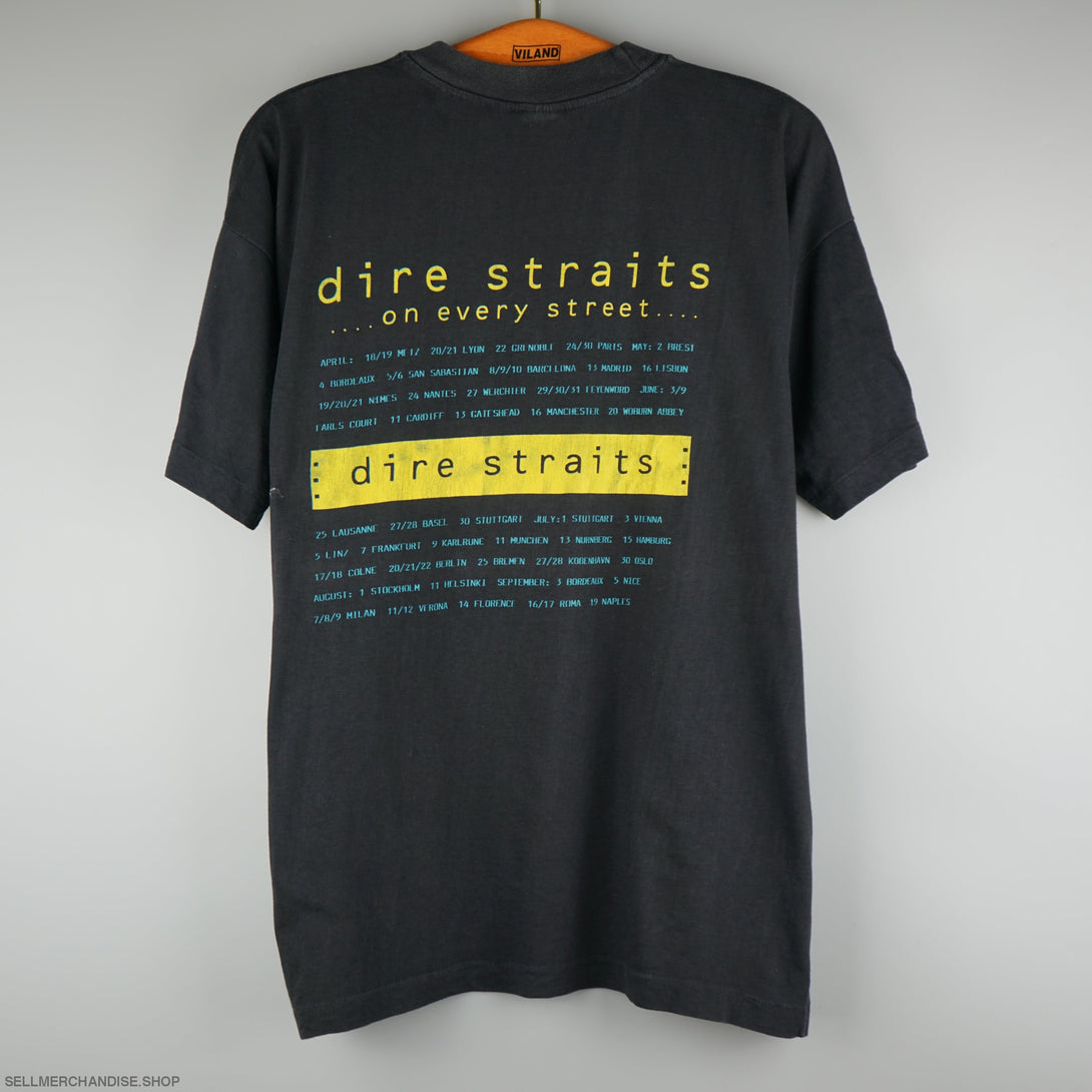 Vintage 1991 Dire Straits t-shirt On Every Street tour