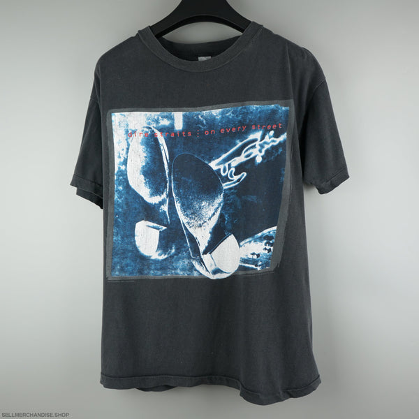Vintage 1991 Dire Straits Tour T-Shirt On Every Street