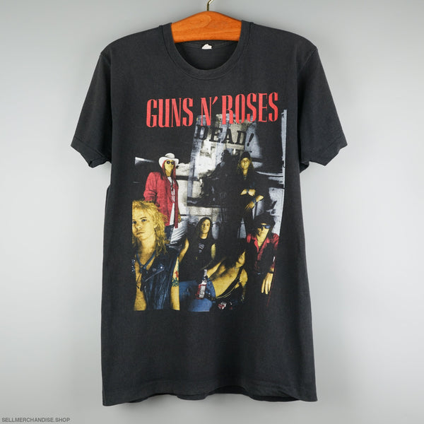 Vintage 1992 Guns N Roses Dead t-shirt