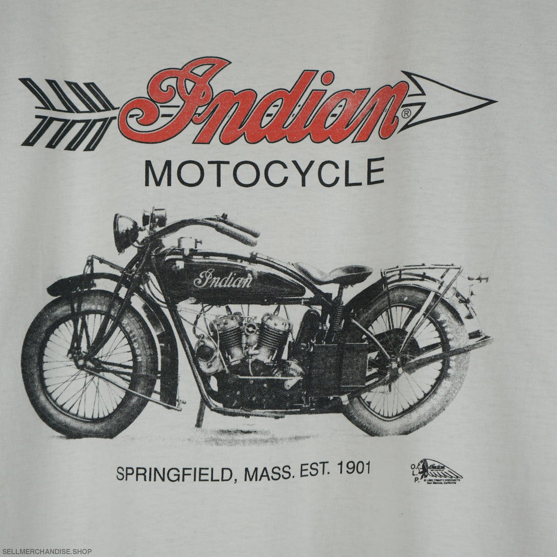Vintage 1992 Indian Motorcycles t-shirt Bike West