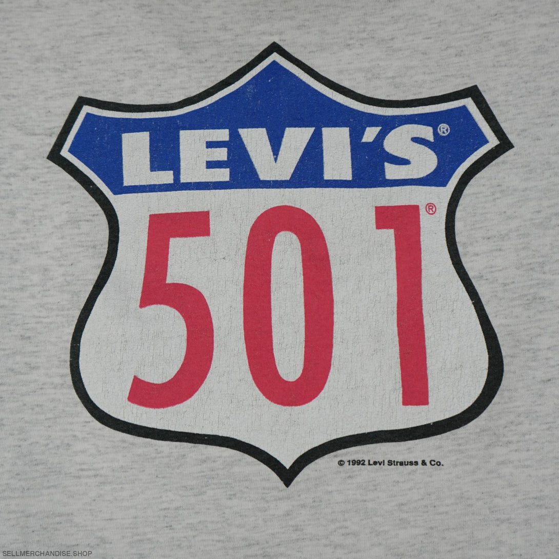 Vintage vintage 1992 Levi's 501 t-shirt