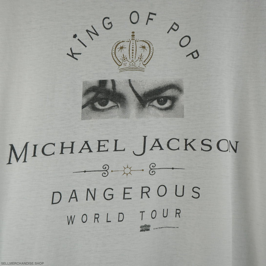 Vintage 1992 Michael Jackson Dangerous Tour T-Shirt