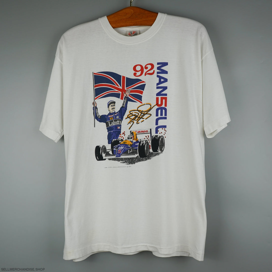 Vintage 1992 Nigel Mansell F1 t-shirt