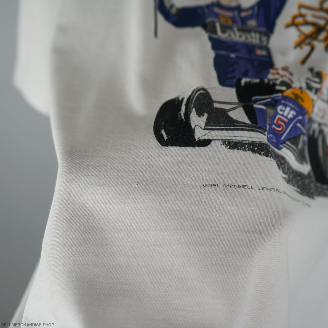 Vintage 1992 Nigel Mansell F1 t-shirt