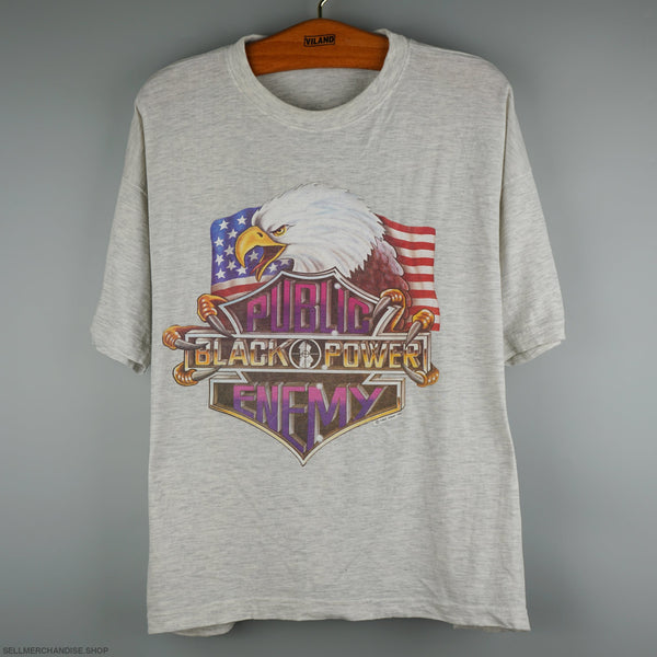 Vintage 1992 Public Enemy Black Power T-Shirt